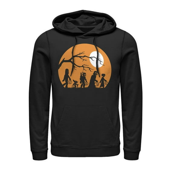 Men's Star Wars Halloween Characters Trick or Treat Pull Over Hoodie Black Small
