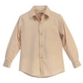 thumbnail image 3 of Gioberti Boys Long Sleeve Solid Dress Shirt, 3 of 4