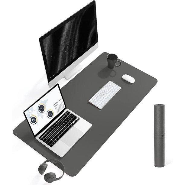 2024, almohadilla de escritorio antideslizante, protector de mesa de escritorio de cuero de PVC impermeable, alfombrilla de ratón grande ultrafina, alfombrilla de escritura para co