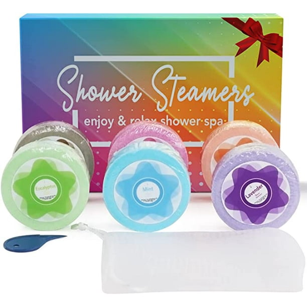 Shower Steamer 6 Pcs Set Shower Bombs Aromatherapy with Essential Oil