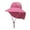 Pink, variant on WUXIAN Baby Girls Sun Hats Solid Sun Hat Adjustable Wide Brim Bucket Hats With Neck Flap For Kids Toddler Beach Sun Caps,Blue,One Size