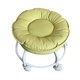 thumbnail image 2 of Taburete bajo con ruedas, silla giratoria, para hombre y mujer, taburete multiusos con verde, 2 of 9