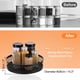 thumbnail image 2 of Organizador giratorio Uxcell Lazy Susan con altura ajustable para despensa, gabinete, mesa, negro, 2 of 7
