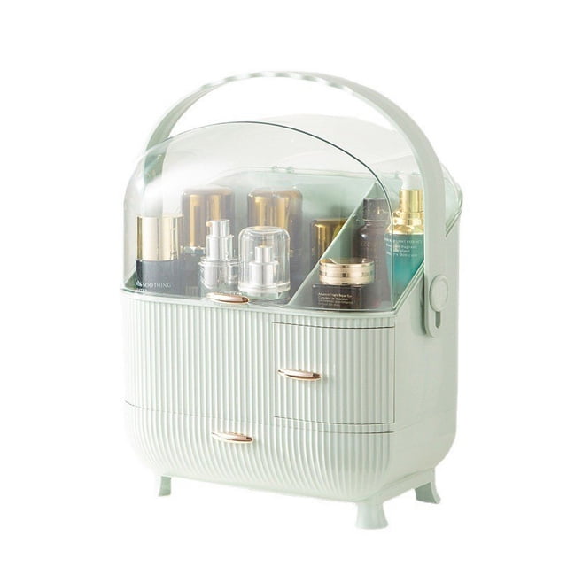 Caja de almacenamiento de lujo para cosméticos y cuidado de la piel, moderna y sencilla, para dormitorio