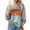 Bean Green, variant on Women Long Sleeve Tops Oversized Trendy Round Crew Neck Casual Color Block Womens Shirts Blouses Blue-Gray XL