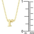 thumbnail image 2 of J Goodin 18k Gold Plated Initial R Pendant, 2 of 2