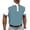 Light Blue, variant on QIUOMBBP Collared T Shirt for Men Big and Tall Short Sleeve Lapel Polos Shirts Summer Loose Comfy Business Casual Tops Navy XXL