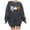 Dark Gray, variant on TJAZFJPA White Off the Shoulder Sweater Women's Printed Pullover Sweatshirt | Chic Sleeveless Top for Fall and Winter 3/4 Sleeve Sweaters for Women Turtleneck Sweater Women Slim Fit