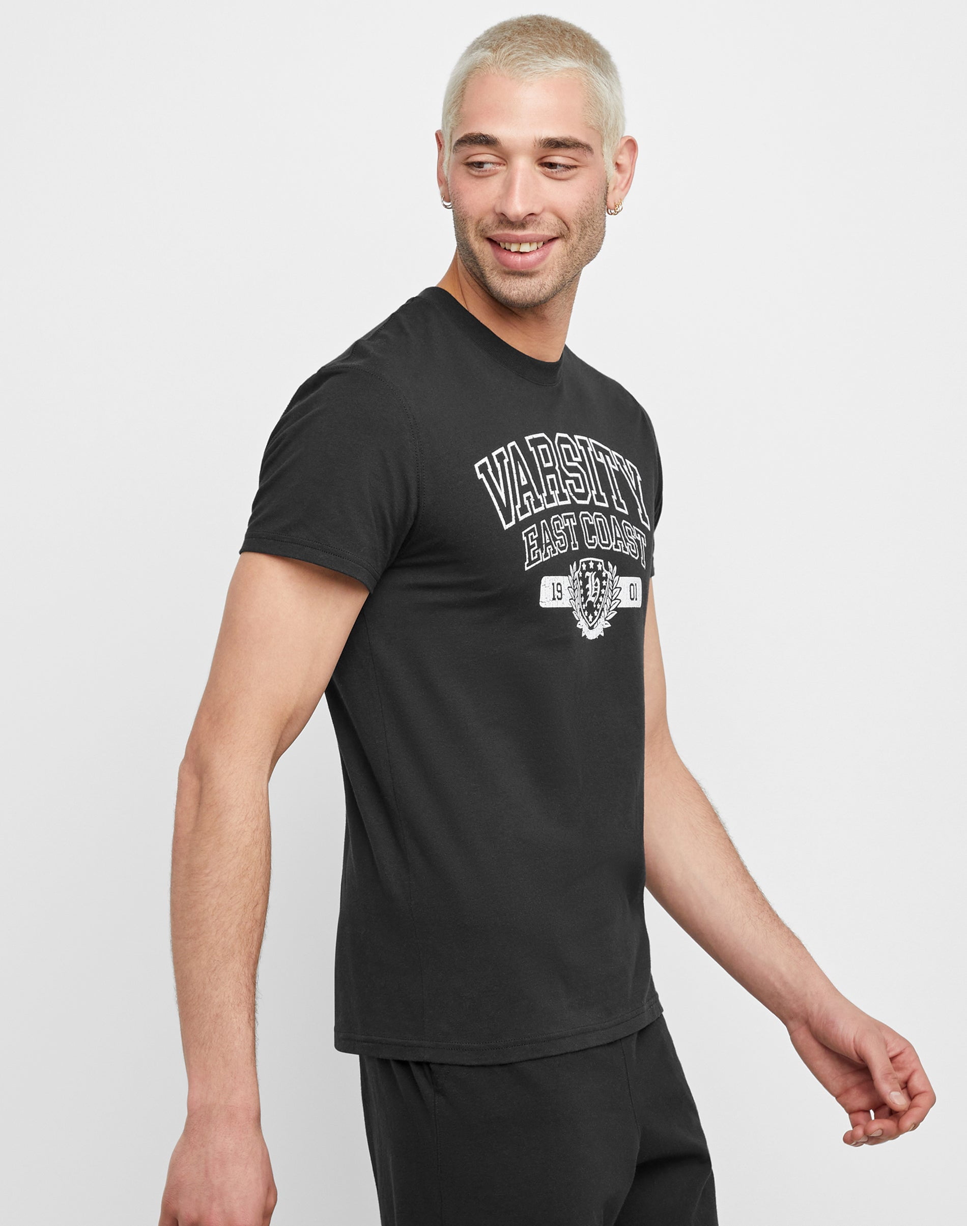 Hanes Men's Cotton Graphic T-Shirt, Legendary 1901 Black XL