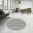 thumbnail image 3 of Ahgly Company Indoor Rectangle Patterned Carbon Gray Novelty Area Rugs, 6' x 9', 3 of 6