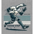 thumbnail image 5 of Rugby Goose Step Adult Heather Gray Long Sleeve Hoodie-XL, 5 of 6