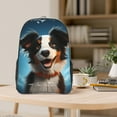 thumbnail image 5 of Kdxio Playful Smile Cute Dog Clear Backpack, Transparent Bookbag for School for Women Men, Capacity Clear Bag for College, Travel, 5 of 7