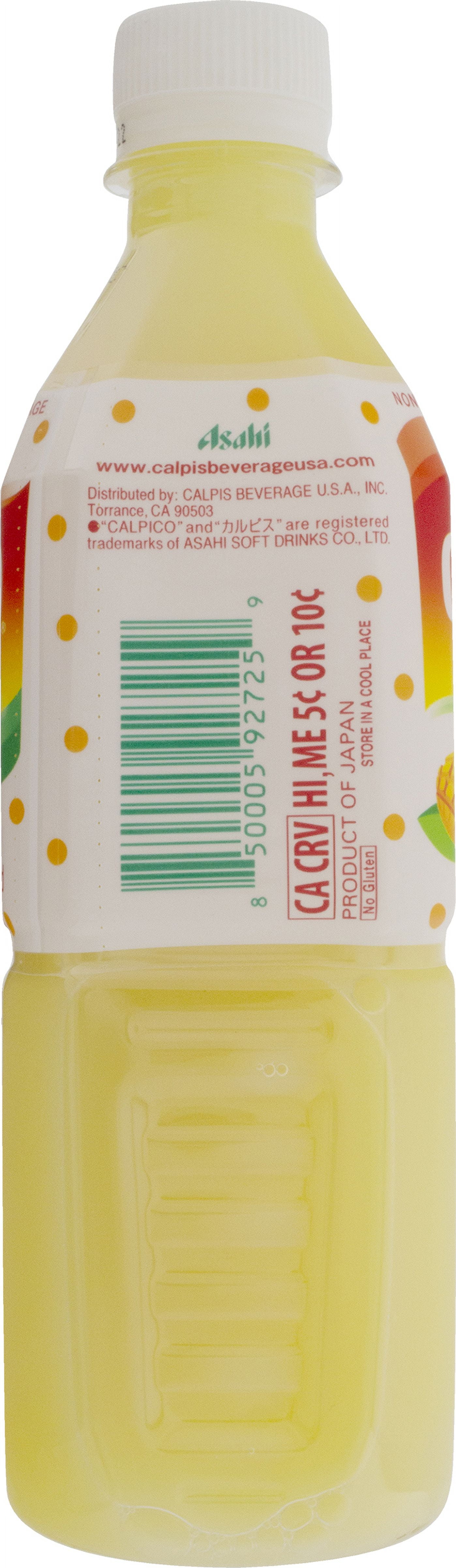 (4 pack) Calpico Drink Mango ,16.9 FL OZ.
