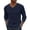 Navy Blue, variant on COOFANDY Men Dress V Neck Knitted Sweater Long Sleeve Lightweight Business Sweater