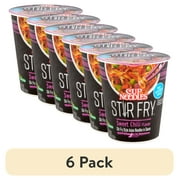 (6 pack) Nissin Cup Noodles Stir Fry Sweet Chili Flavor Asian Noodles in Sauce 2.89 oz. Cup