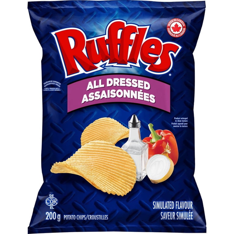 Ruffles All Dressed (Canada) Big Bag - 200g Ruffles All Dressed (Canada) Big Bag - 200g