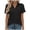A-Black, variant on Tqcoqu Women's Short Sleeve Shirts Lightweight Button Down Shirt/Beach Cover Up & Casual Polos Tops,A-Black Women's S-XXL