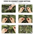 thumbnail image 6 of BASSDASH Camo Netting Camouflage Mesh Water Resistant for Hunting Blind Party Decoration Sunshade Shooting Tree Stand Cover, 6 of 7