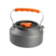thumbnail image 5 of Camping Water Kettle, Outdoor Water Boiler Stoves Pot Cookware Lightweight Teakettle Teapot Coffee Pot for Camp Fishing Campfire Backpack Travel 1.1L 15.5x6cm, 5 of 8