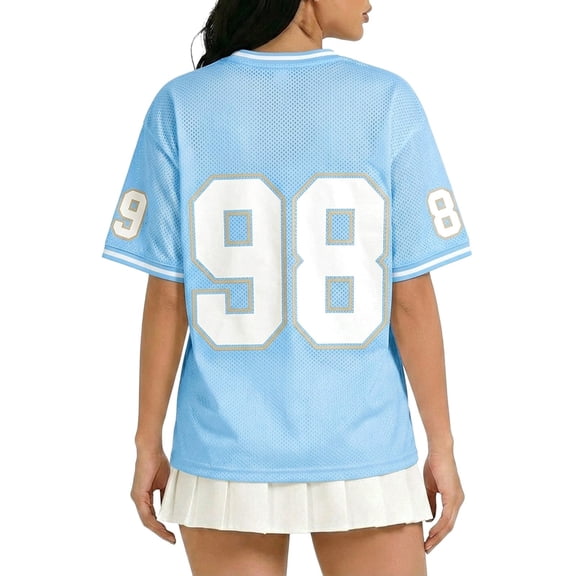 Unisex Short Sleeve Shirts 2026 World Cup Vintage Graphic Tee Y2K V Neck Fashion Number Print Summer Tops