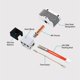 thumbnail image 4 of Kit de extremo caliente para impresora 3D para Neptune 4, bloque calefactor, varilla de calentamiento, termistor, extrusor para hotend NP4, COMO SE MUESTRA, 4 of 5