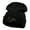 Black, variant on Koi Fish Embroidered 12 Inch Long Knitted Beanie - Black OSFM
