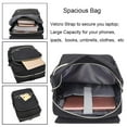 thumbnail image 6 of unisex college bag fits up to 15.6'' laptop casual rucksack waterproof school backpack daypacks (allblackwithusb), 6 of 6