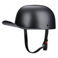 thumbnail image 2 of Casco de moto Yesmotor Baseball Media Cap de fibra de carbono XXL, 2 of 7