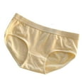 thumbnail image 2 of Sakmal Briefs Womens Underwear Cotton Full Coverage Panties Beige Soft Panties for Women L, 2 of 5