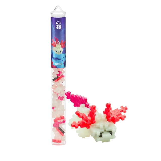 Juego de bloques de construcción de rompecabezas 3D PLUS PLUS Axolotl Kids 5+