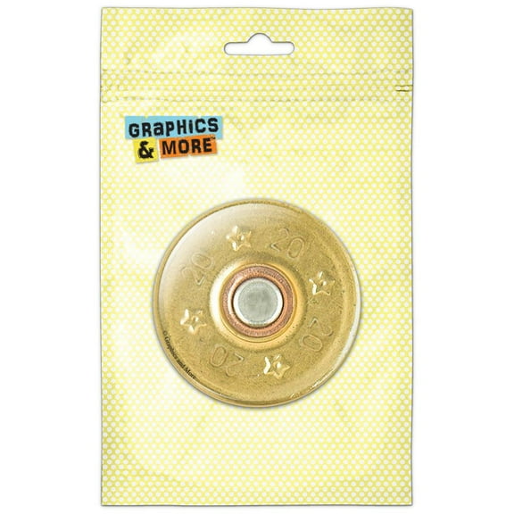 20 Gauge Bullet Shell (Image Only) Pinback Button Pin Badge