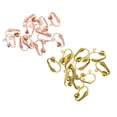 thumbnail image 1 of 2 colores x 12 piezas Convertidor de pendientes con clip chapado en oro and rosa y latón - Convierta cualquier pendiente en una joyería de pend perfecl Clip en convertidor de pendientes, 1 of 8