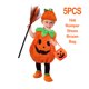 thumbnail image 3 of Pelele de Halloween para niños pequeños, traje de calabaza de una pieza para fiesta, mono de bebé, ropa de Cosplay con conjunto de sombrero, 3 of 5