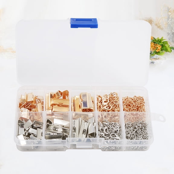 LOLIPPYY Jewelry Making Supplies Necklace Repair Kit with Assorted Colors for Crafting and Jewelry Design, 1 Set