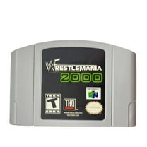 WWF WrestleMania 2000 N64 Game Cartridge Card US Version