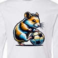thumbnail image 4 of Inktastic Funny Hamster Soccer Long Sleeve Youth T-Shirt, 4 of 5