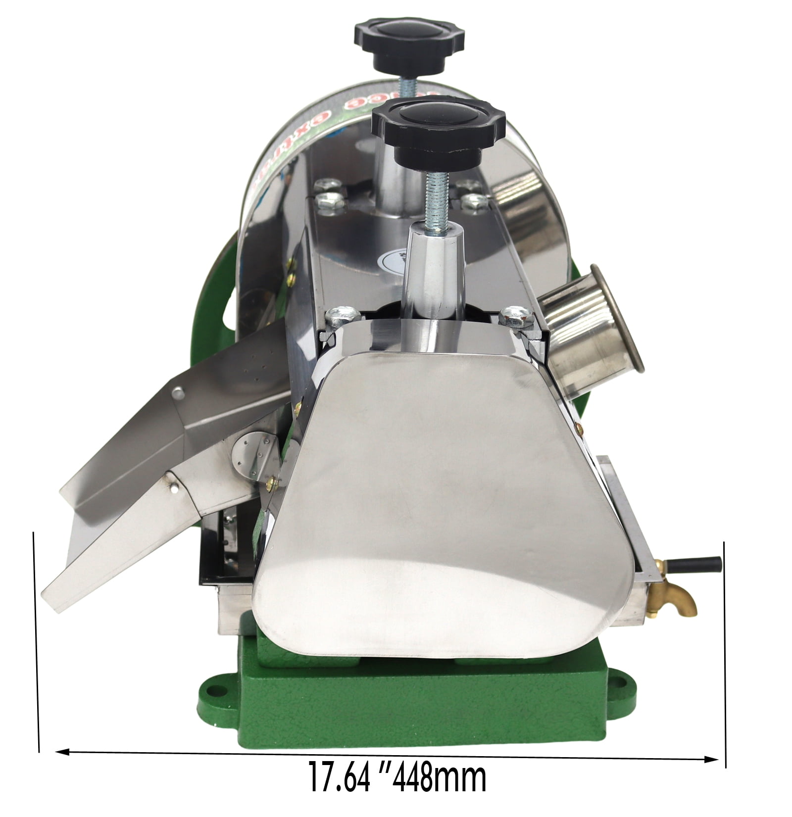 Manual Sugar Cane Juicer Stainless Steel Sugar Cane Press with Peeling Knives
