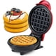 thumbnail image 1 of Mini Waffle Maker For Individual Waffles, Paninis, Potato Pancakes Home Baking Pan, 1 of 5