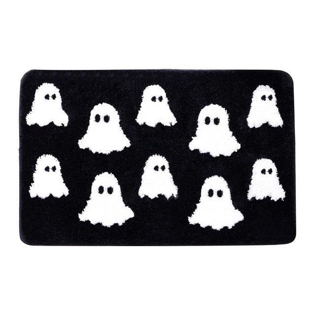 DJN Halloween Bath Mat Cute Home Decor Bathroom Rugs For Bathroom Non Slip Shower Rug For Bathroom Bedroom Living Home Home & Garden