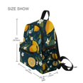 thumbnail image 3 of FORMRS Kids School Backpack with Front Zippered Pocket 12" Student Travel Daypack, Green Lemons, 3 of 6