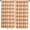 Orange, variant on Brown White Plaid Kitchen Curtain 24 Inch Length Small Short Cafe Tiers Curtains Drape, Gradient Geometric Buffalo Checkered Window Treatment Rod Pocket Drapery Panels Curtains, 27.5x24