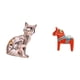 thumbnail image 5 of Figura de escritorio,Estante de estatua de gato para escritorio,oficina,decoración del hogar,Figura decorativa de cerámica para escritorio,decoración del hogar,Figura de escritorio,Estatuas, 5 of 8
