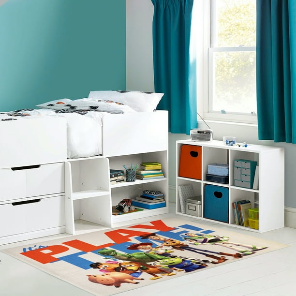 Disney Toy Story 4 Playtime Printed Polyester Rug, 4'6" x 6'6