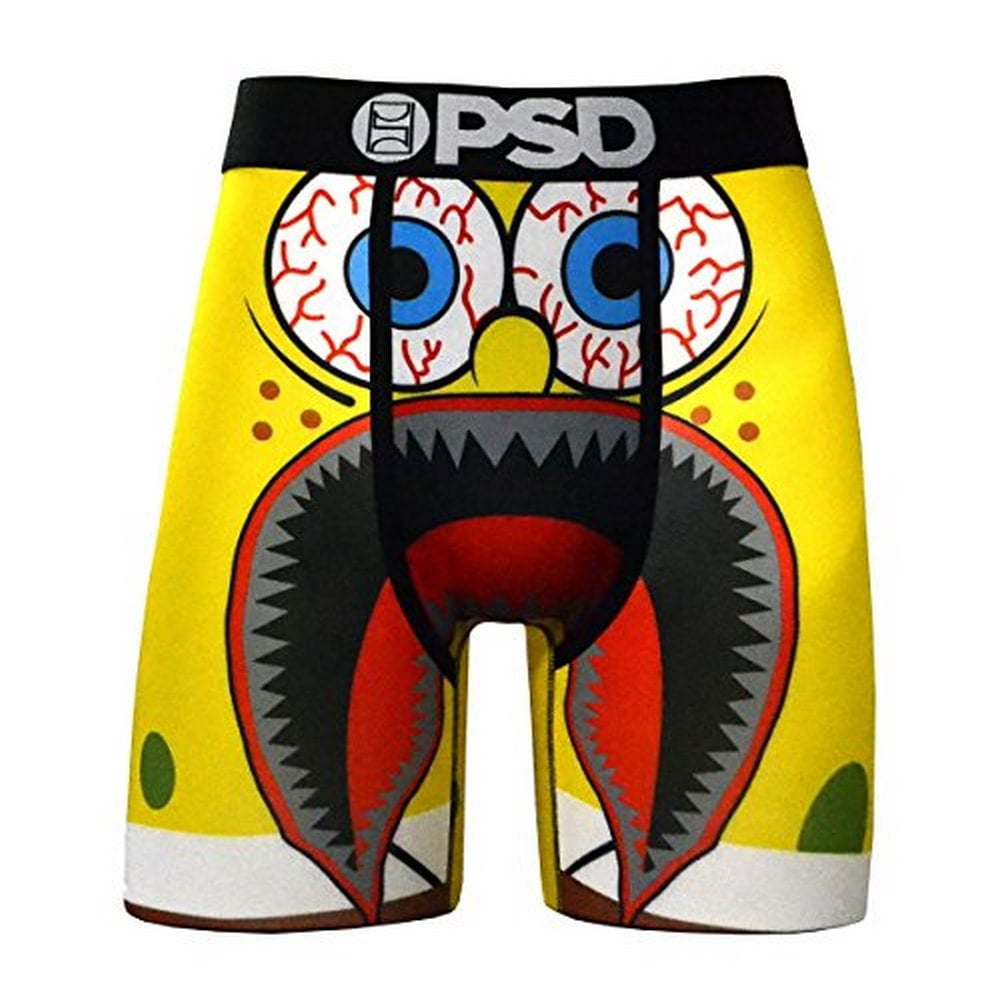 Download PSD - PSD Underwear Mens SpongeBob Warface Boxer Brief - Walmart.com - Walmart.com