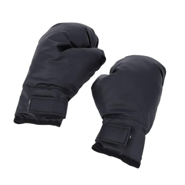 Guantes de boxeo Equipo de boxeo Hombres Mujeres Cómodos guantes de boxeo Guantes de boxeo Negro