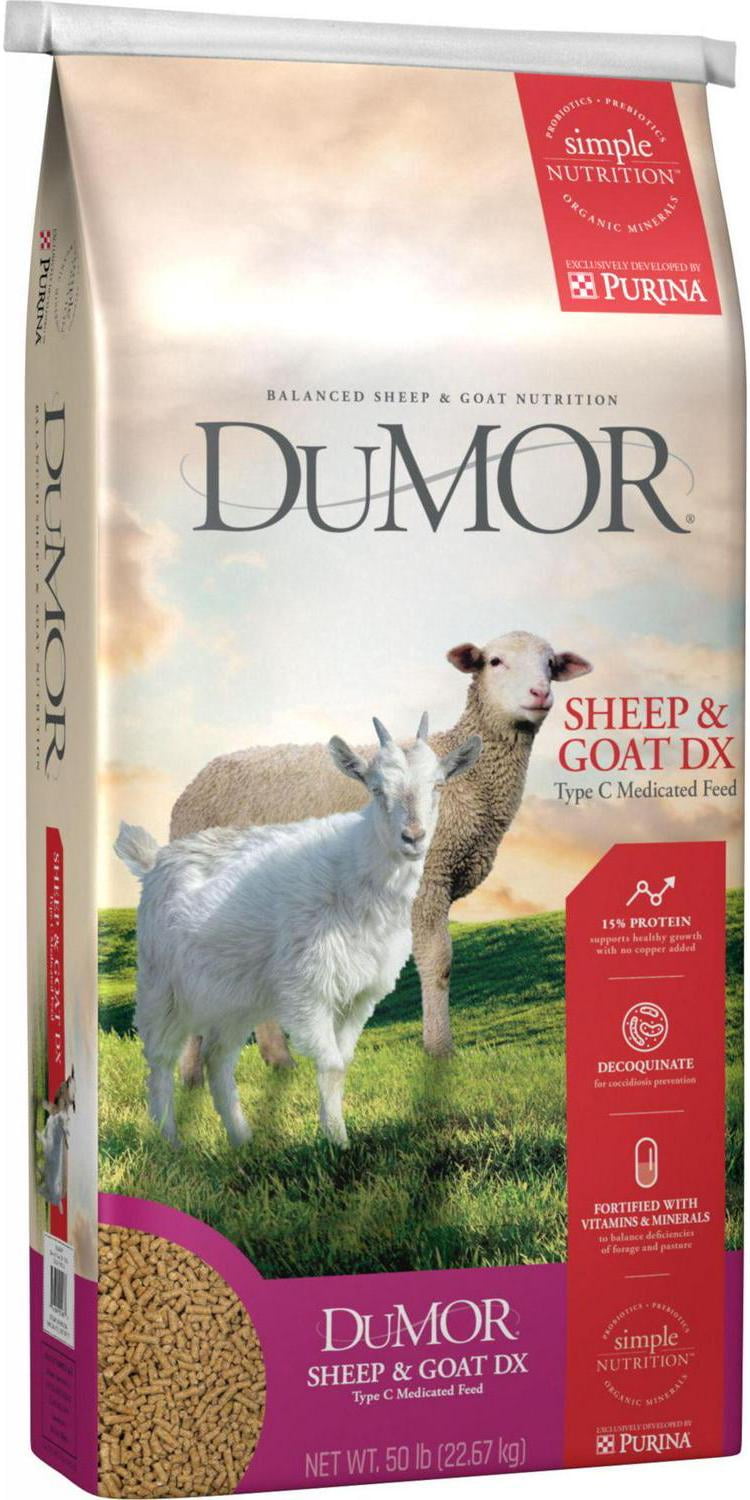 DuMOR Sheep and Goat DX Medicated Feed, 50 lb.