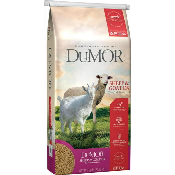 DuMOR Sheep and Goat DX Medicated Feed, 50 lb.