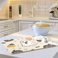 thumbnail image 6 of Yayeee Dish Drying Mat for Kitchen Counter Ultra Absorbent Easy Clean Pad 18x16", Halloween Black Pumpkins, 6 of 7