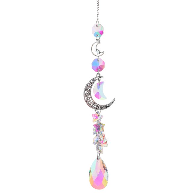 Adornos Y Hexagonal Viento Diamante Cristal (multicolor)