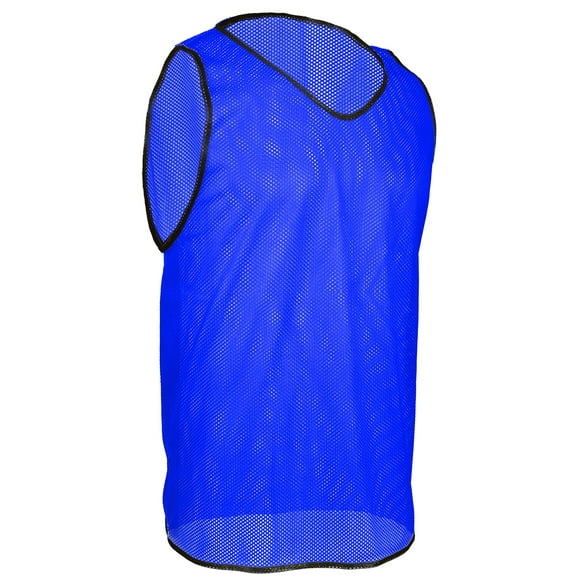 Total Soccer Factory Scrimmage Vests (Multiple Colors, Sizes, Quantities) (Blue, Adult, Single Vest)